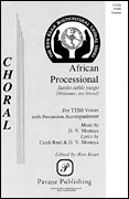 African Processional TTBB choral sheet music cover